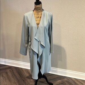Forever 21 Light Gray Draped Jacket